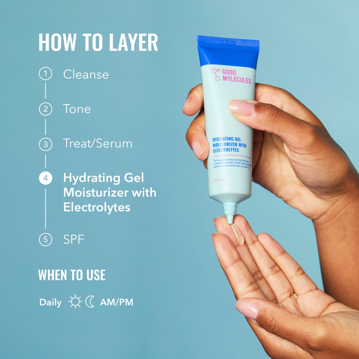 Hydrating Gel Moisturizer with Electrolytes