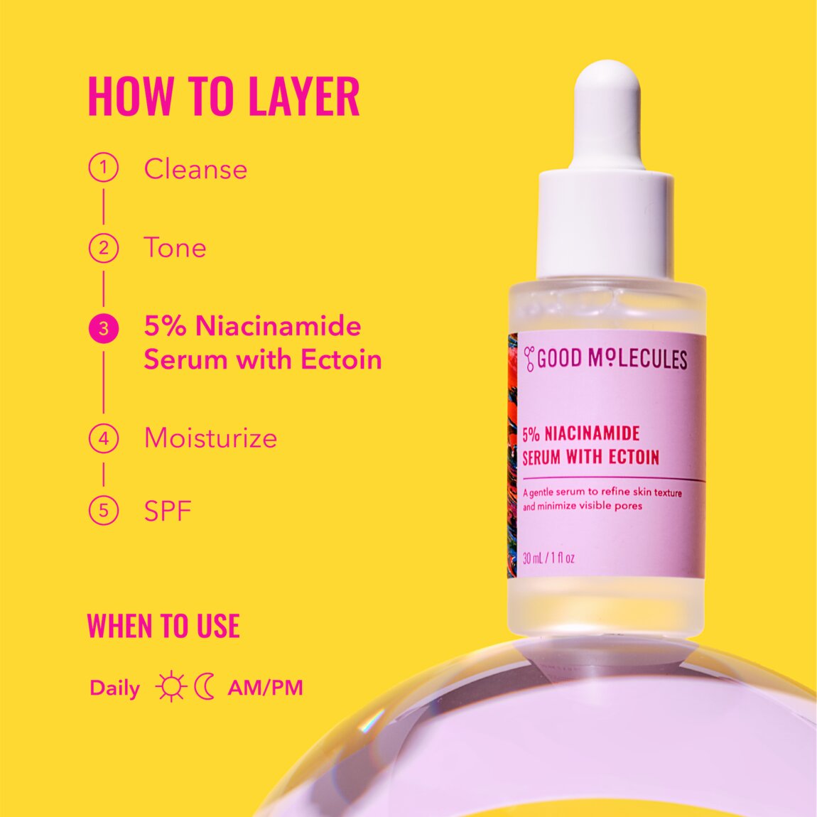 5% Niacinamide Serum with Ectoin