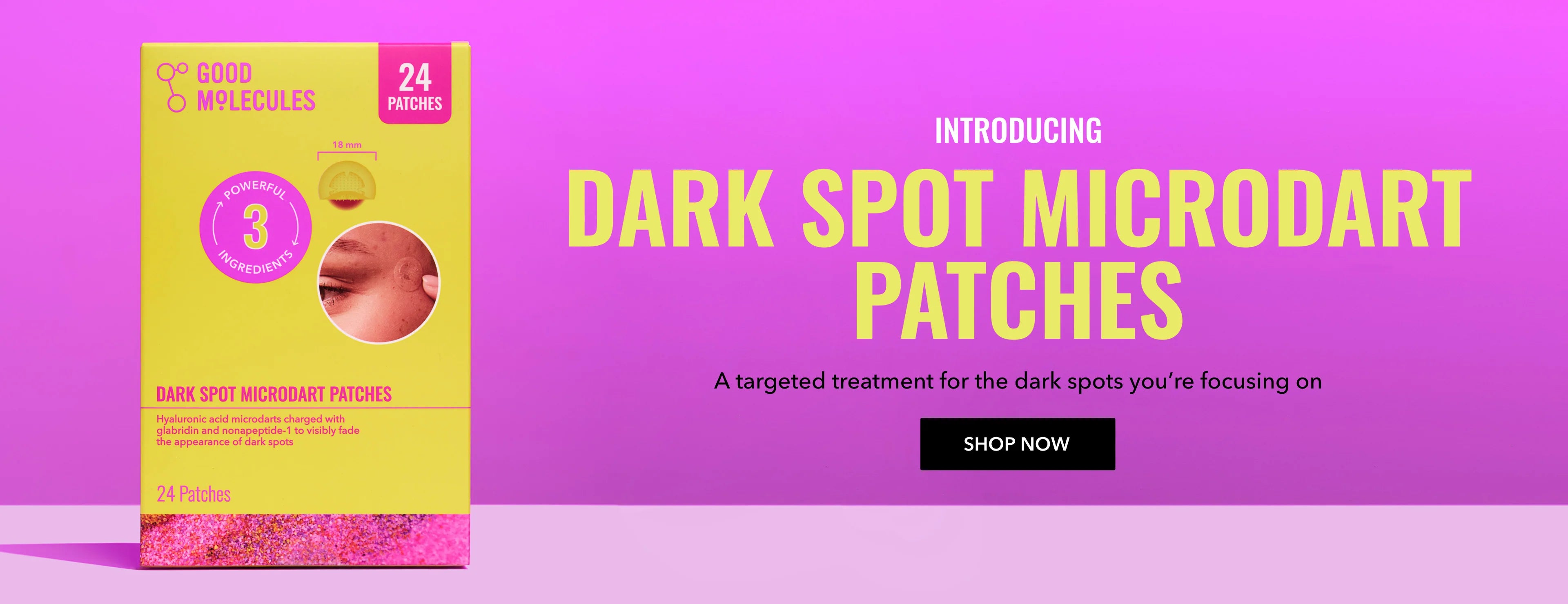 Dark Spot Microdart Patches