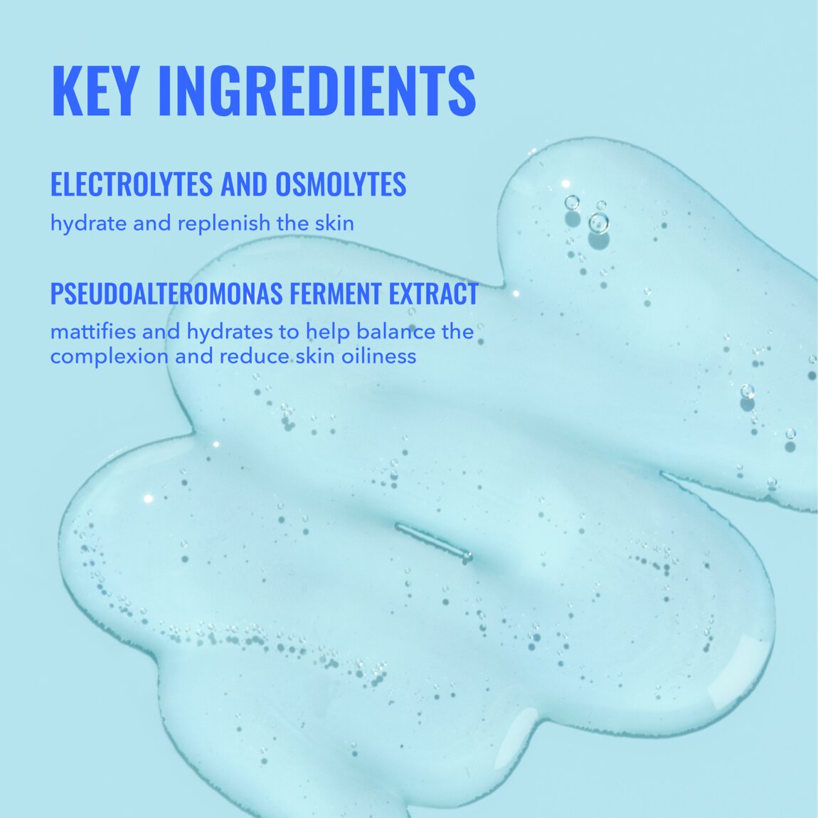 Hydrating Gel Moisturizer with Electrolytes