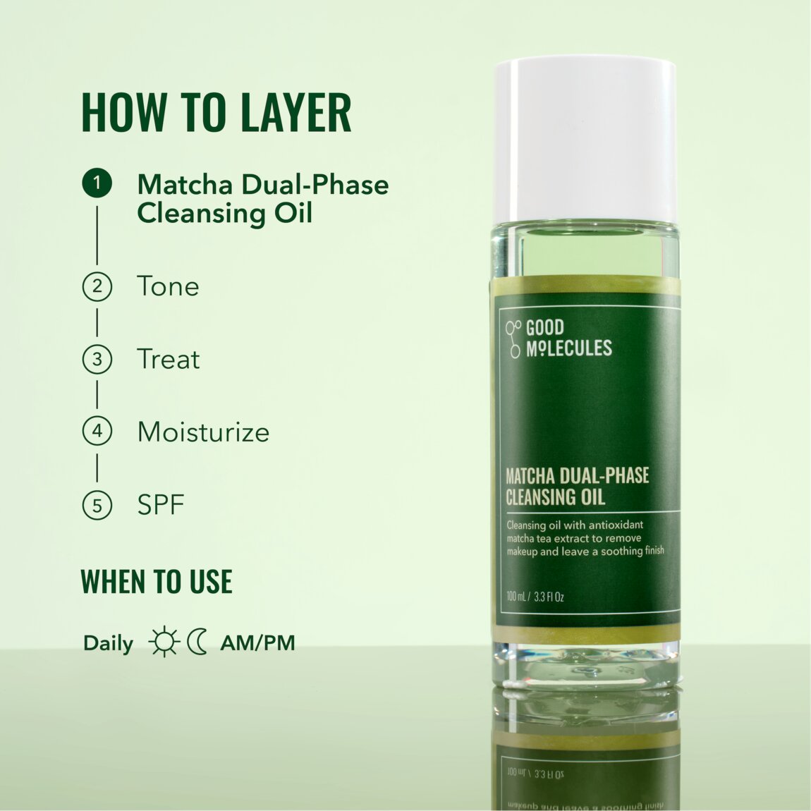 Matcha Dual-Phase Cleansing Oil