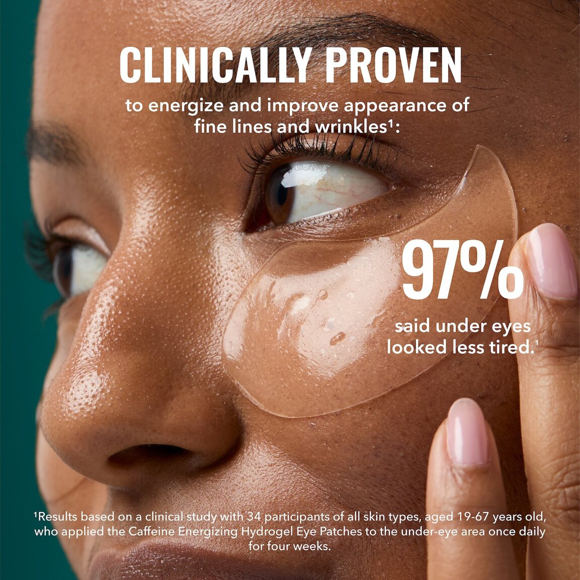 Caffeine Energizing Hydrogel Eye Patches