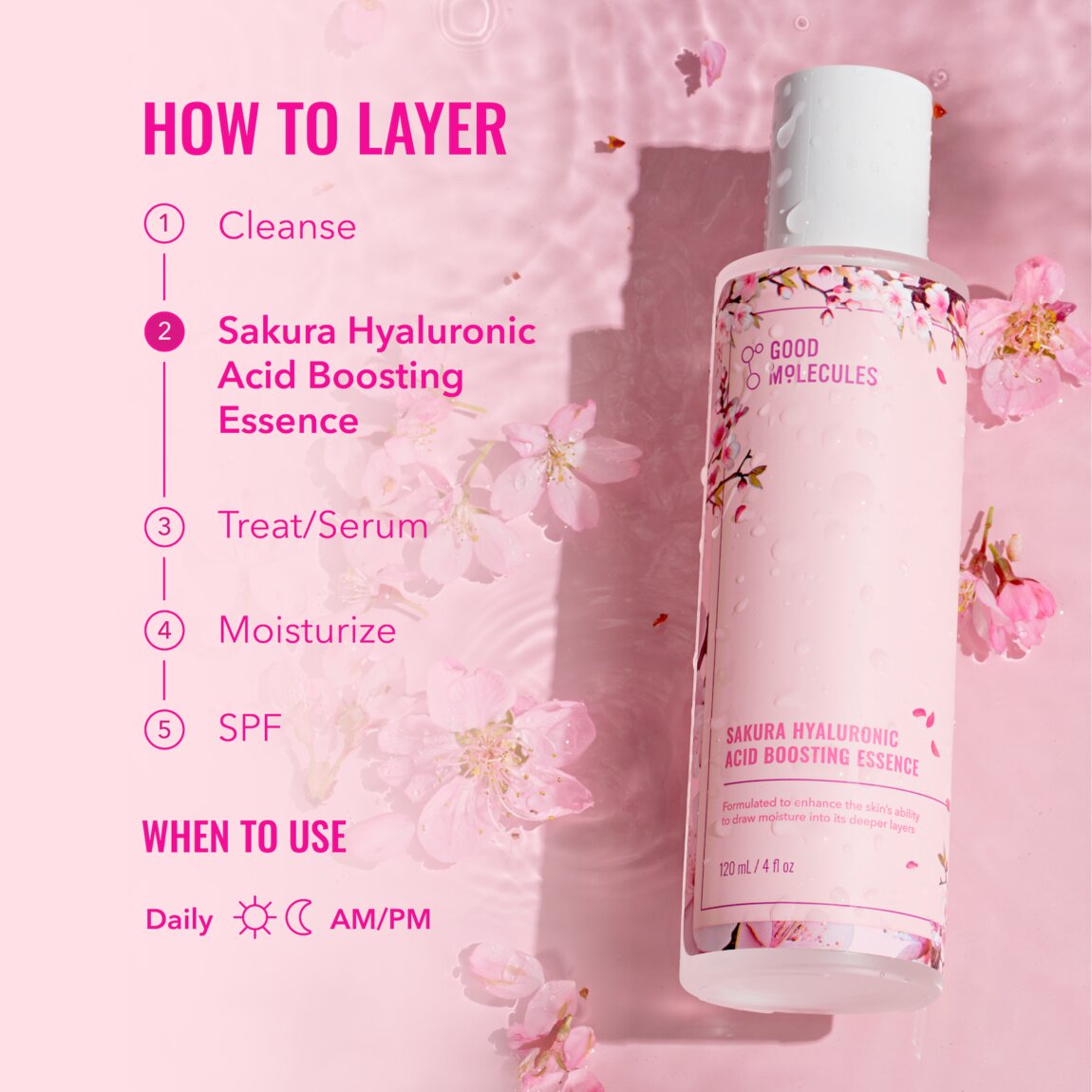 Sakura Hyaluronic Acid Boosting Essence